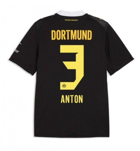 Borussia Dortmund Waldemar Anton #3 Vieraspaita 2026-27 Lyhythihainen Borussia Dortmund Waldemar Anton #3 Vieraspaita 2026-27 Lyhythihainen